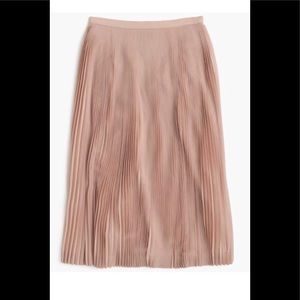 J.Crew Micropleated Midi Skirt Sz 2